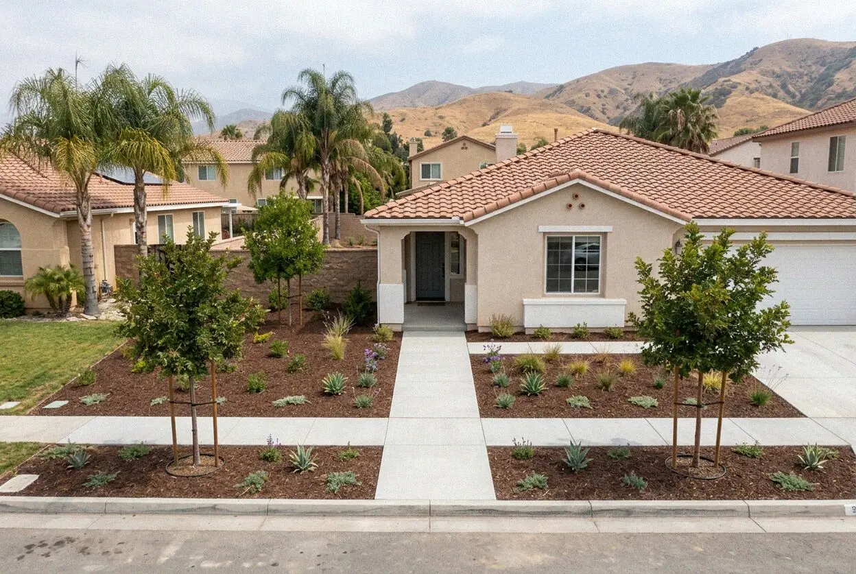 Replaced public sidewalk panels along Valley Boulevard in West Covina